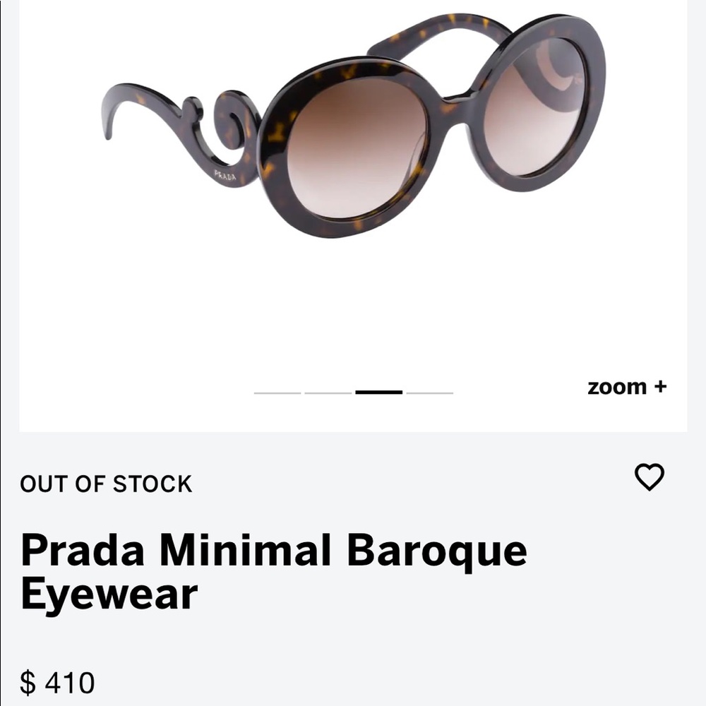 Prada Minimal Baroque Sunglasses